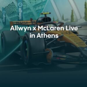 Allwyn x McLaren ive in Athens
